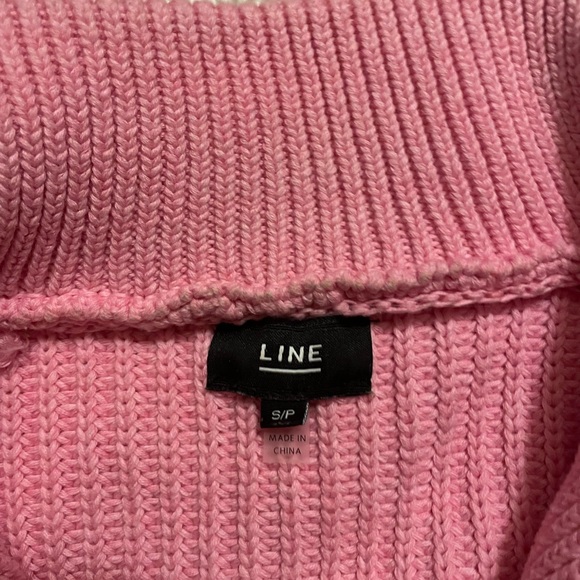 LINE Quarter zip cotton sweater Size Small - Picture 4 of 4